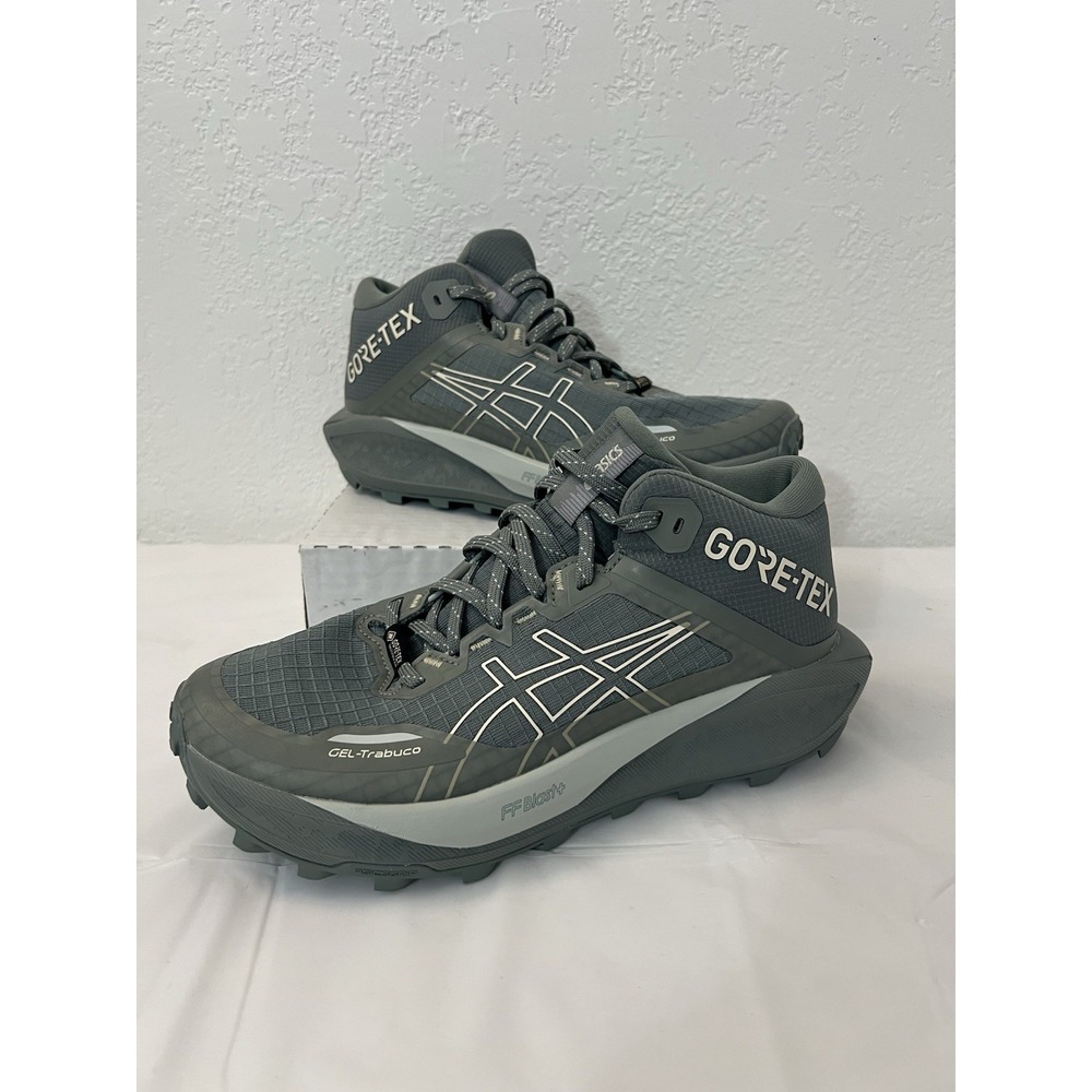 ASICS Womans Gel-Trabuco MT GTX Trail Running Shoes Sz 7‎ Sales Sample Blue Gray